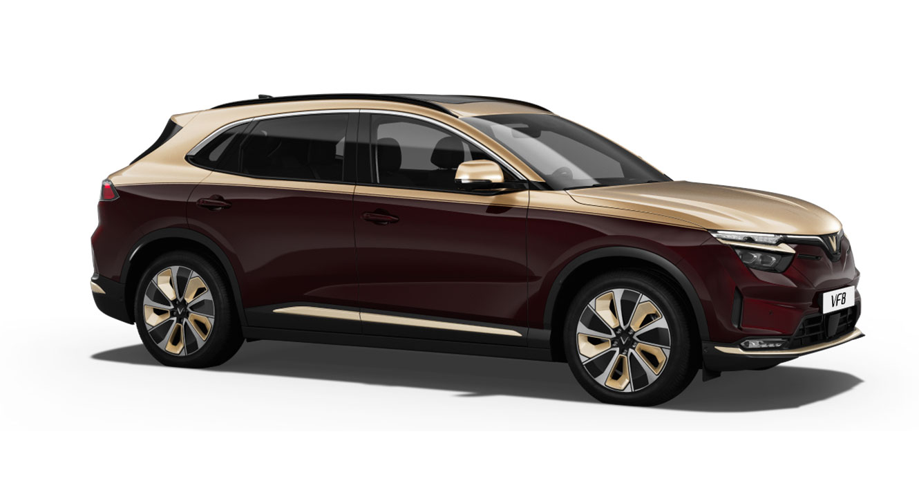 Vinfast VF8 - Màu nâu